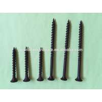 Coarse thread black drywall screws, wood screws, gypsum screws for wood